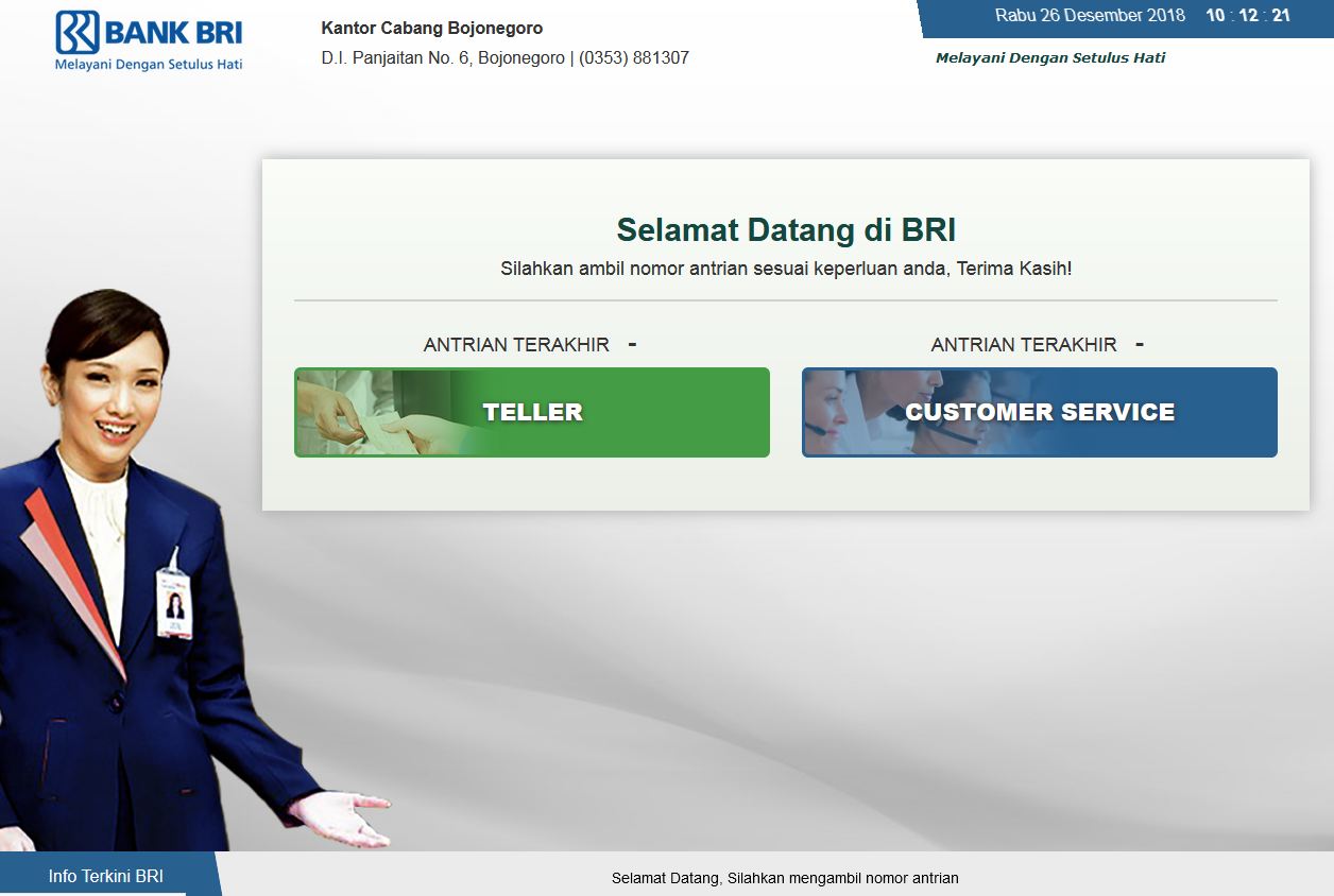 Aplikasi Antrian Berbasis Web Tiket